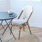 Merrick Lane Celia Indoor/Outdoor Stacking Bistro Chair with Aluminum Frame
